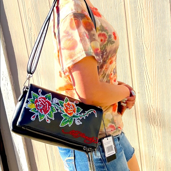 Ed Hardy Shoulder bag. NWT! - Picture 1 of 11